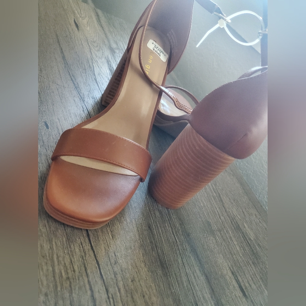 Madden Girl platform open toe heels